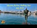 Walking Tour Alicante Marina in July 2019 in 4K