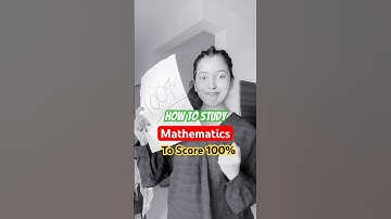 3 Secret Ways to Score 100/100 in Mathematics!! Topper Student Study Tips #class10 #class9 #exam