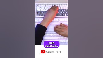 QK65 Keyboard Build & Typing Sound ASMR
