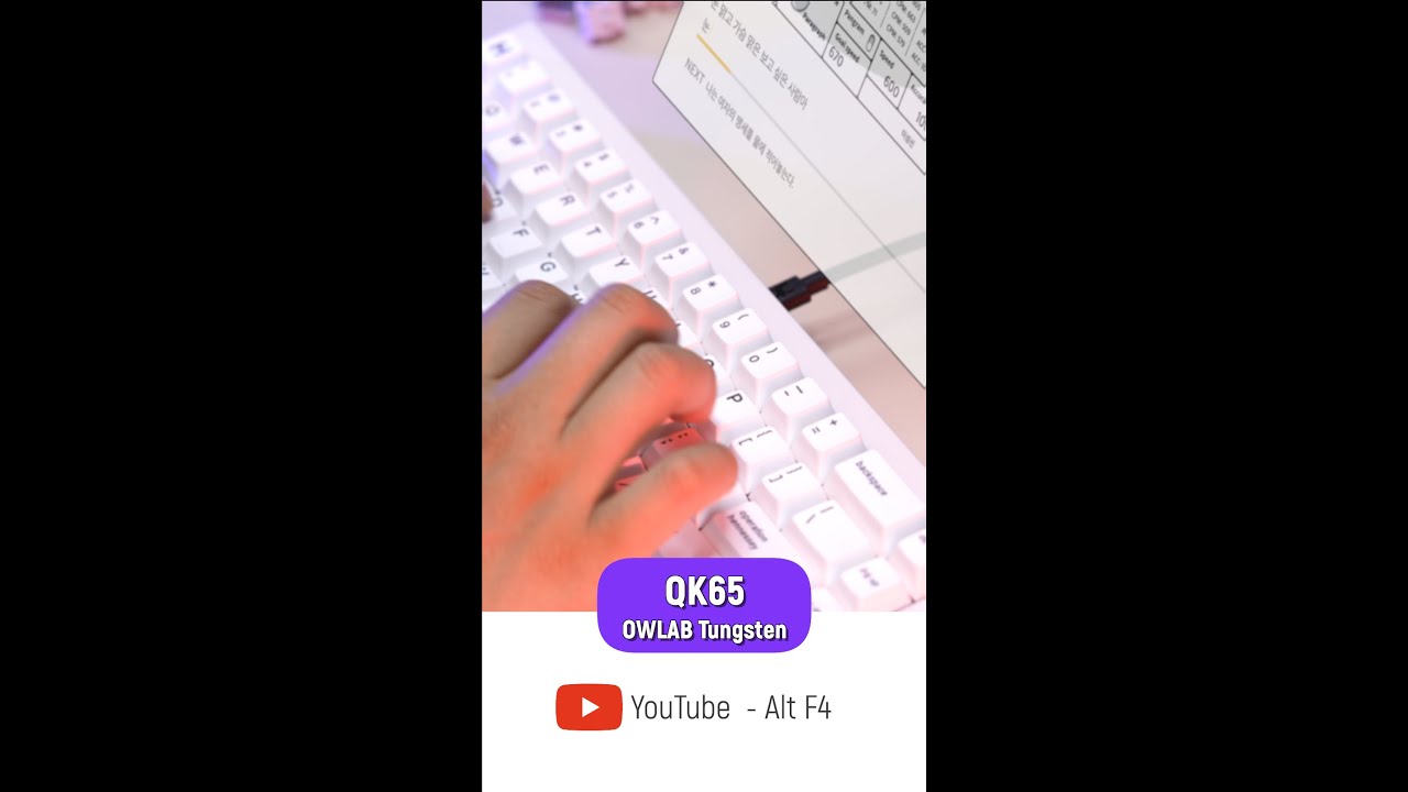 QK65 Keyboard Build & Typing Sound ASMR