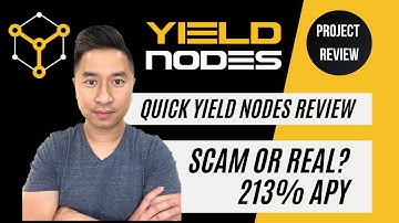 Yield Nodes Review - SCAM or REAL? Claims 213% APY