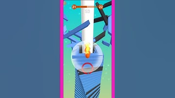 Stack 🏀 3D gameplay 😁😁 level 21 #shorts #tranding