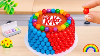 Magical Rainbow Cake🌈How To Make Blue & Red Rainbow Cake🌈HT Mini Cakes