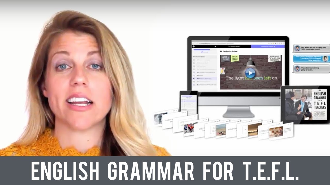 English Grammar for TEFL Online Course - YouTube
