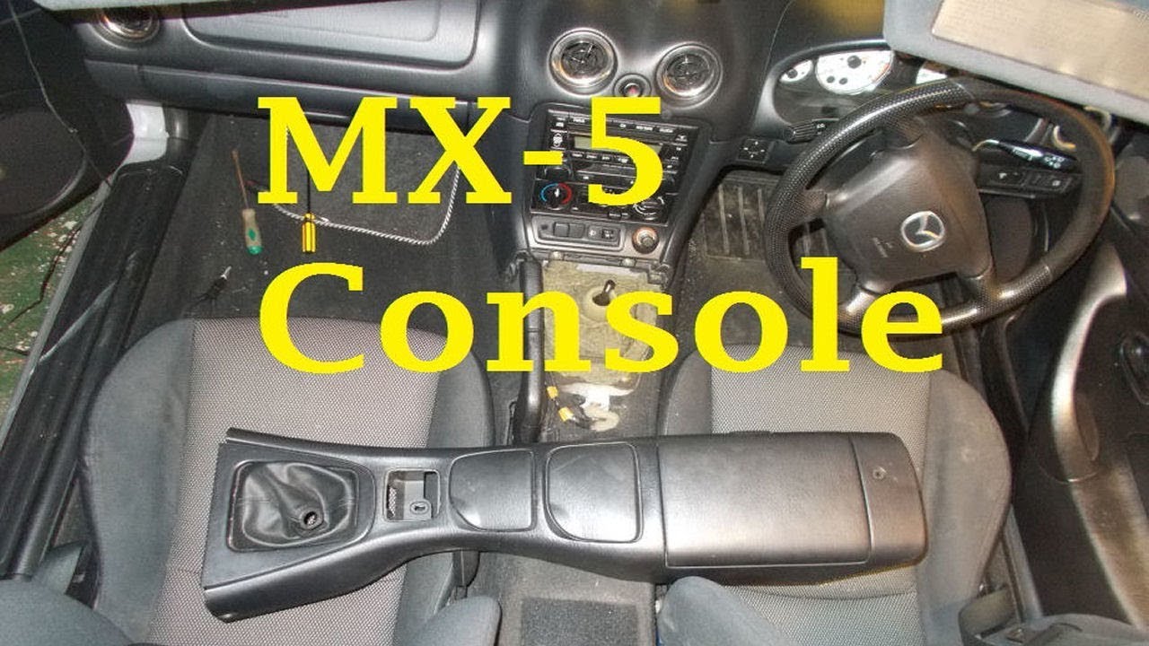 Mazda MX-5 Center Console Removal 