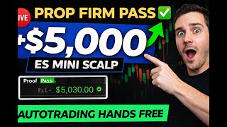 Live ES Scalping with My NT8 TRADER Panel (Real-Time Execution PROGRAM)