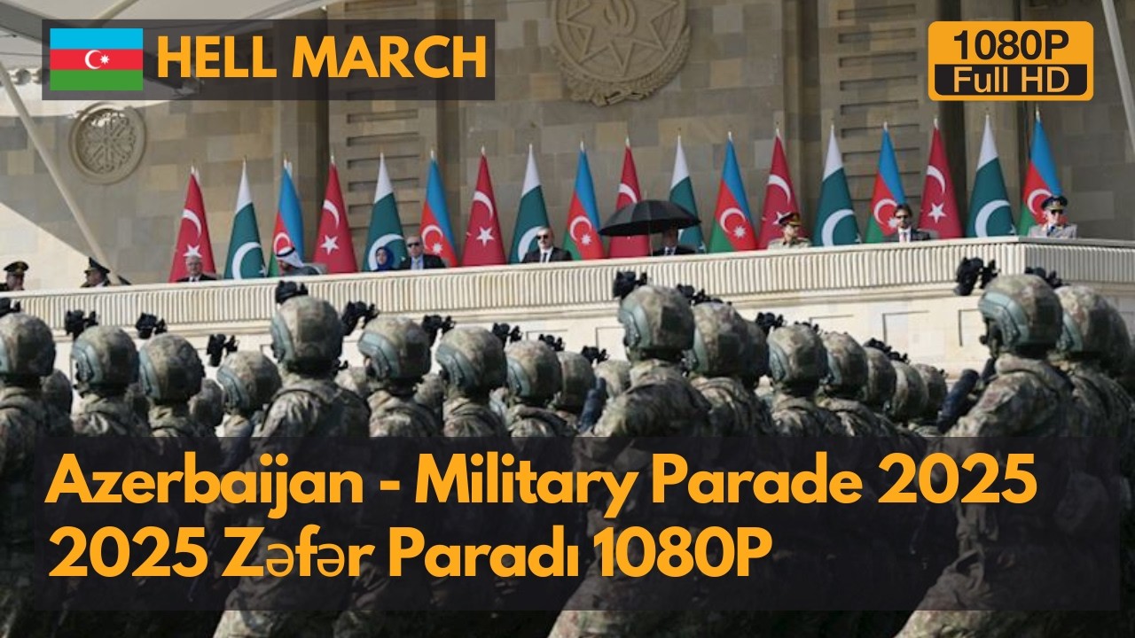 Hell March - Azerbaijan military parade 2025 to mark the 5th anniversary of the Second Karabakh War