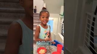 Download Lagu When you have triplets one is always up to something😂 #nicutonow #shorts #family MP3