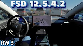 FSD Supervised 12.5.4.2 | HW3 Highway/City Drive