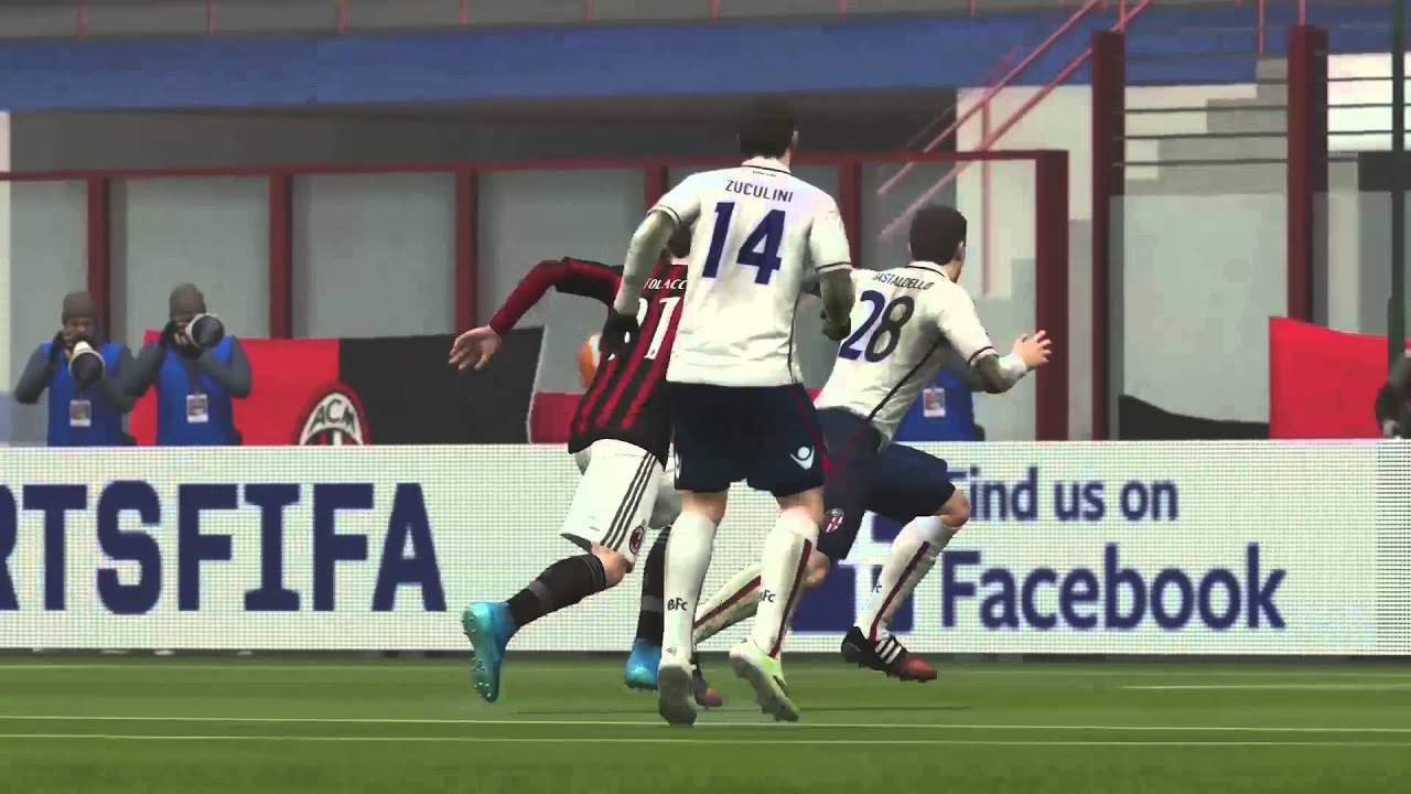 FIFA 16 Career Mode 201516 AC Milan vs Bologna FC YouTube