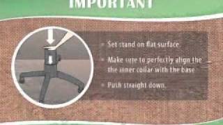 Treekeeper Rolling Artificial Christmas Tree Stand