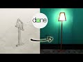 How to make a floor lamp at home | Minimal Floor Lamp | Done