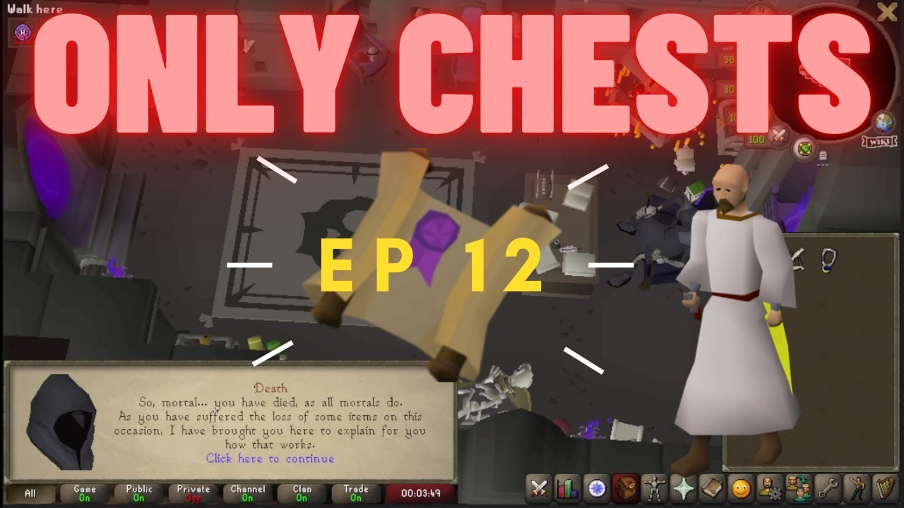 The 1st HCIM to DIE this way... Only Chests Snowflake HCIM Series Ep. 12