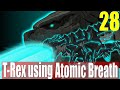 How strong is a T-Rex that uses atomic breath?