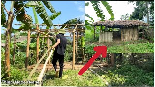 (Full video) 3 days of building a bamboo house | Thiểm Ngọc Hoàng