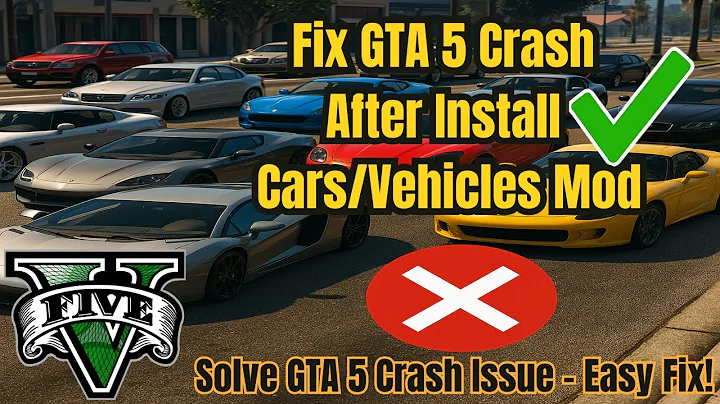 GTA 5 Crash Fix After Car Mod Install | 100% Working Vehicle Mod Crash Solution!