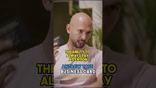 Andrew Tate Reveals His Magic Business Card: Unlock Success Today -|#andrewtate #tristantate #short