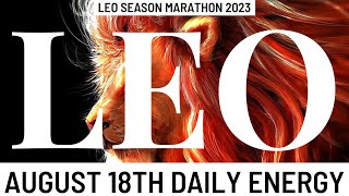 *LEO* SPEECHLESS!!! A MIRACULOUS TURN OF EVENTS!🍀~ AUGUST 18th DAILY TAROT 2023