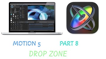 MOTION 5 TUTORIAL PART 8, DROP ZONE     #applemotion  #applemotiontemplates