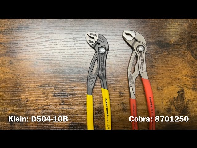 Knipex Alligator VS Knipex Cobra? What are the differences and benefits of  each? 