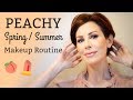 Peachy Spring-Summer Makeup Routine 🍑| Dominique Sachse