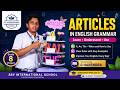 📘 Articles in English Grammar by G Harendra | Grade 8 | SSV International School #ssvis #cbseboard