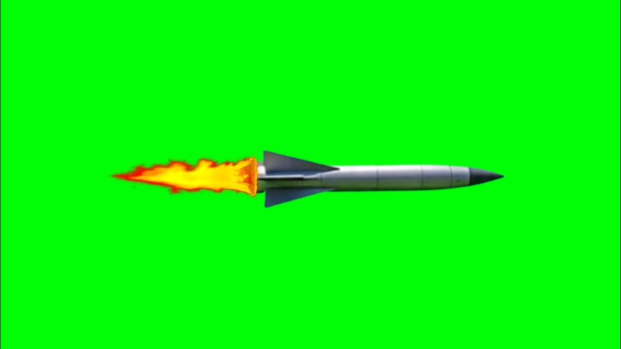 Missile Rocket Launch Green Screen | VFX Animation HD