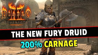 IT CHANGES EVERYTHING !! The New FURY Druid build - Diablo 2 resurrected screenshot 5