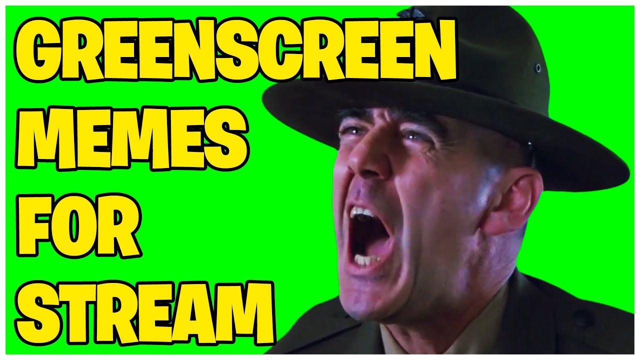 Full Metal Jacket "Let Me See Your War Face" Green Screen Template