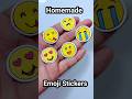 DIY Homemade Emoji Stickers No Glue No Double Sided Tape Homemade Cute Stickers Diy Stickers 