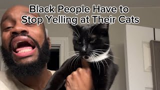 Black People Have to Stop Yelling at Their Cats