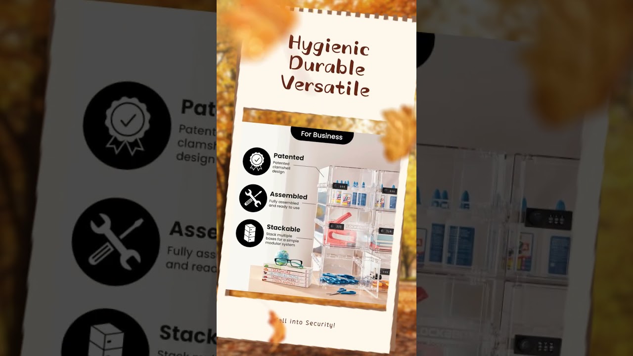 Premium Lock Box 🔐 Lockabox One™ for Medicine, Snacks & Safety – Combo Lock 