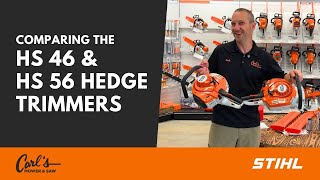 STIHL HS 46 vs. HS 56 — Which Hedge Trimmer is Right for You? STIHL HS 46 vs. HS 56 — Which Hedge Trimmer is Right for You?