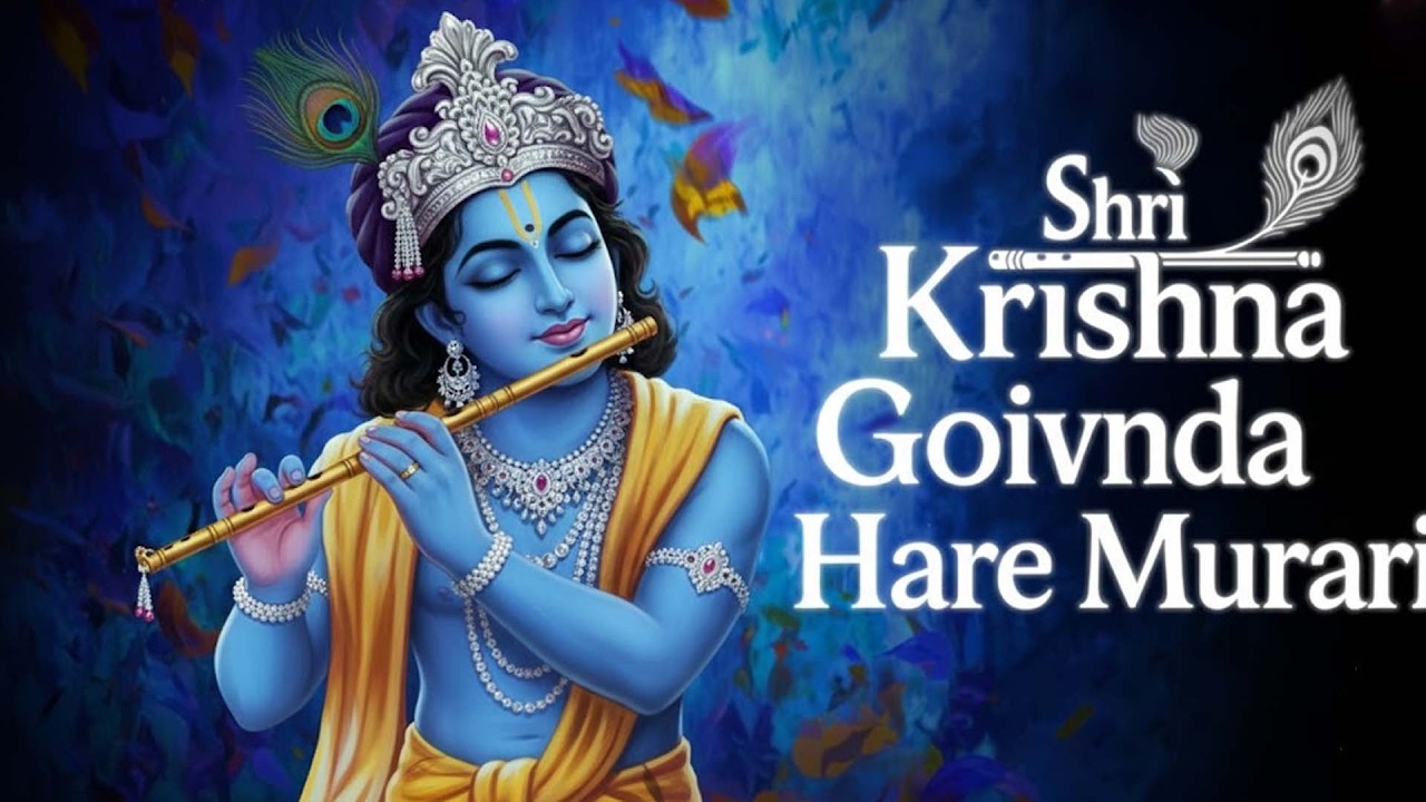Shree krishna govind hare murari🦚✨ ||krishna bhajan | krishna status #shorts​ #krishna​ #newbhajan​