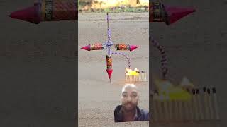 Matchstick Amazing Experiment 🔥💥 Diwali Creakers Testing #shorts​  #short​ video