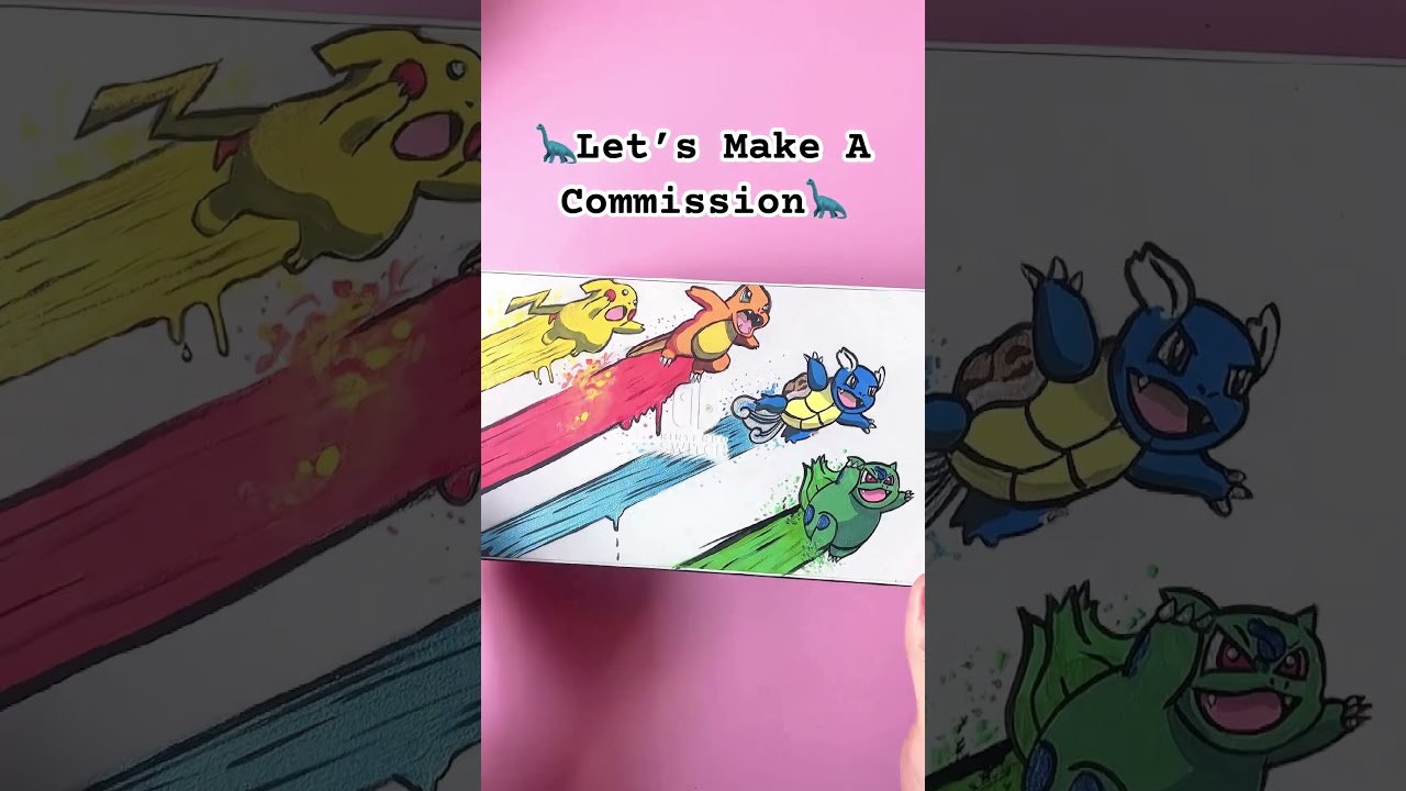 Pokémon Commission Painting 🦕✨