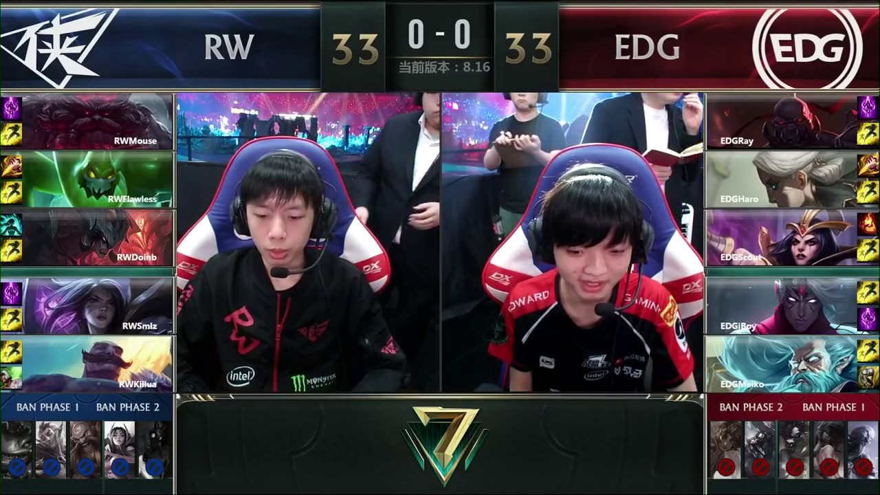RW vs EDG Game 1 | LPL 2018 Regional Finals | Rogue Warriors vs EDward Gaming G1