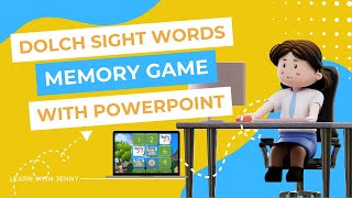Dolch Sight Words Memory Game in PowerPoint