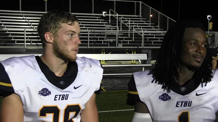 ETBU_Football - Zak Biles & Verry Jackson - Sept. 3, 2016