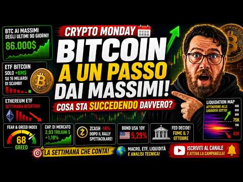 🔥 BITCOIN SALE, MA I SOLDI NON CI SONO! ETF, FED E LIQUIDITÀ