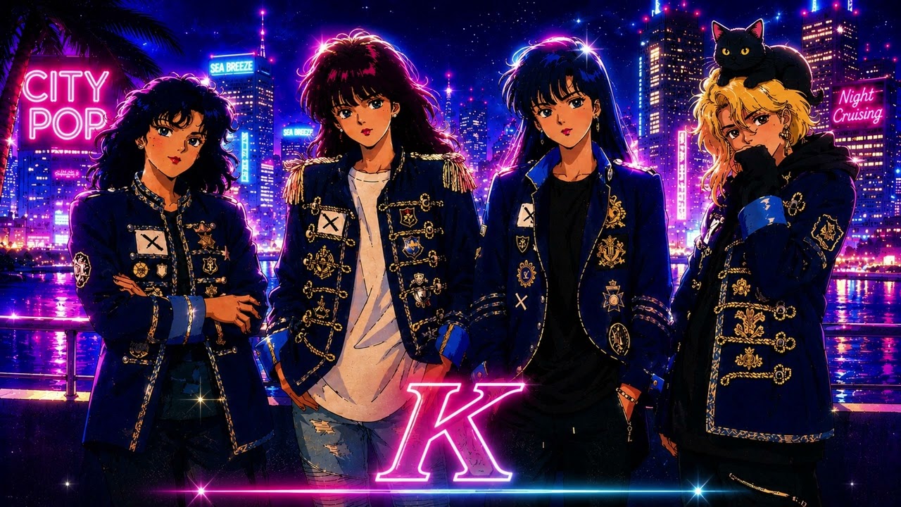 K / BUMP OF CHICKEN (Cover) - CITY POP REMIX ver. | FakeMusic