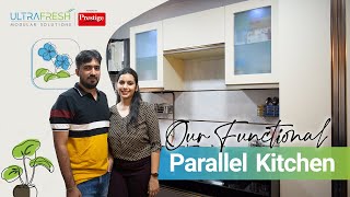 Functional Parallel Modular Kitchen Design in Mumbai | Fresh Kitchens by Ultrafresh