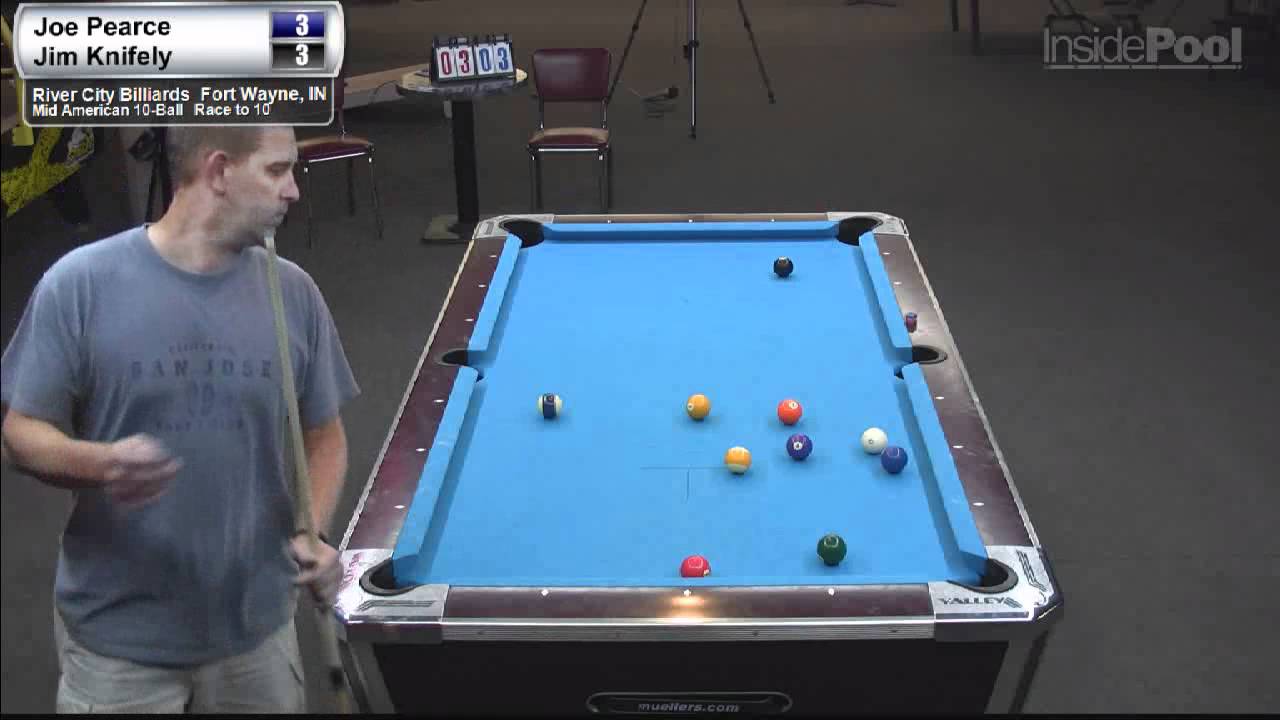 Joe Pierce vs Jim Knifely at River City Billiards