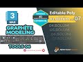 3ds Max I Modelleme I Graphite Modeling Tools I 007