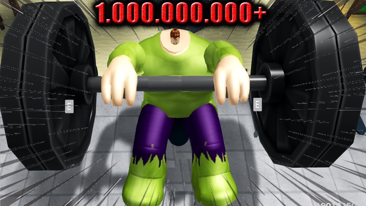 Hulk Levantando 1 000 000 Kg Na Academia Weight Lifting Simulator - roblox godenot na academia weight lifting simulator 2