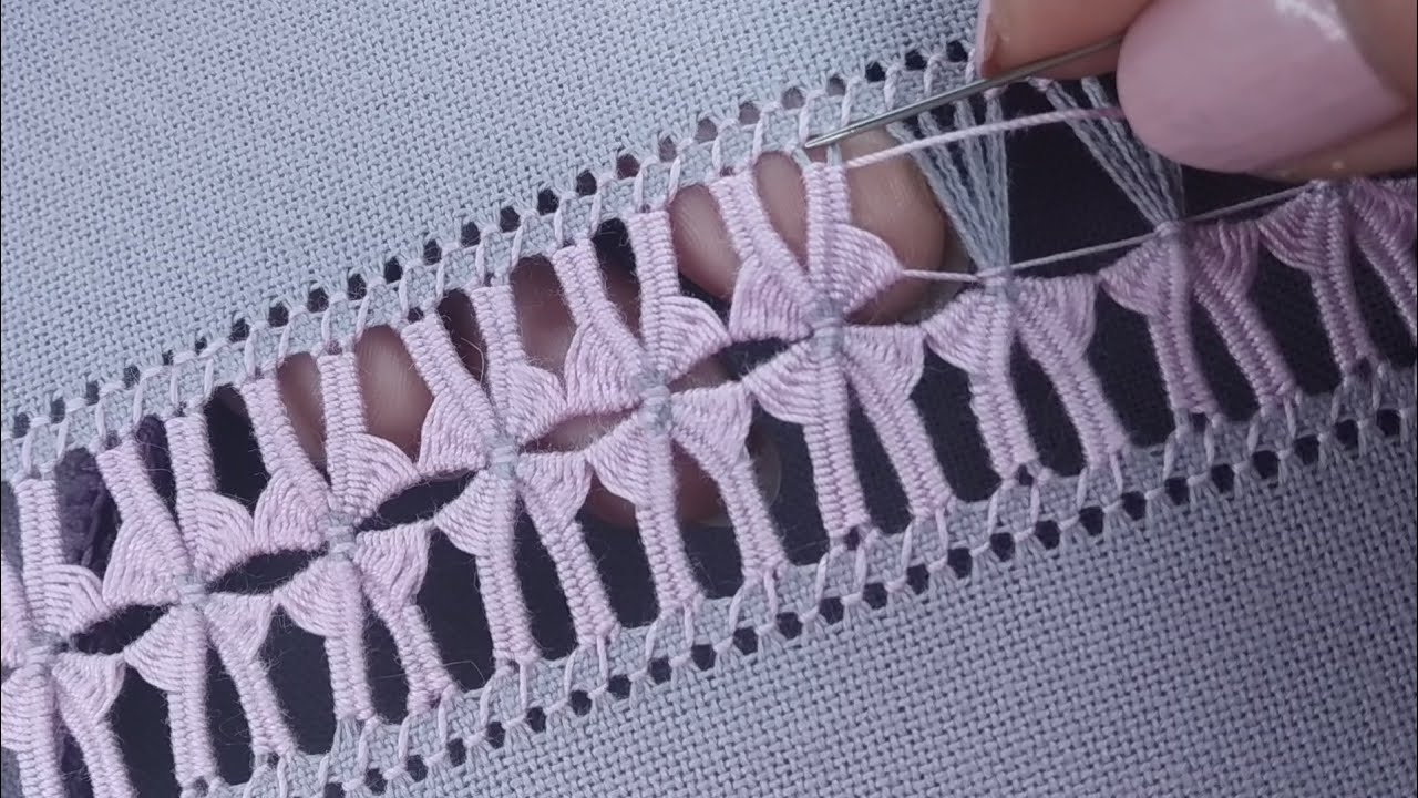 Як виконати мережку| Hand embroidery|