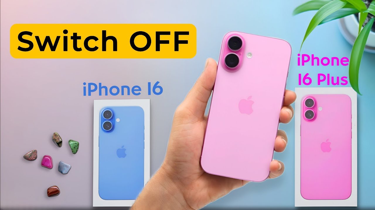 How to Switch OFF Your iPhone 16 & iPhone 16 Plus | iPhone 16 Power Off ...