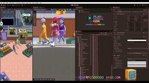 Bus jam Shopping Tycoon Unity Source Code  Playsourcecode.com