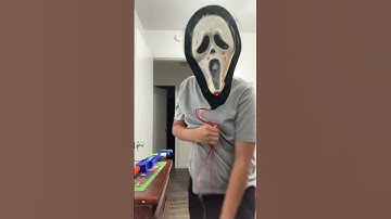 My dad buy me a bloody ghost face costume t￼ype in the comments what are you for Halloween