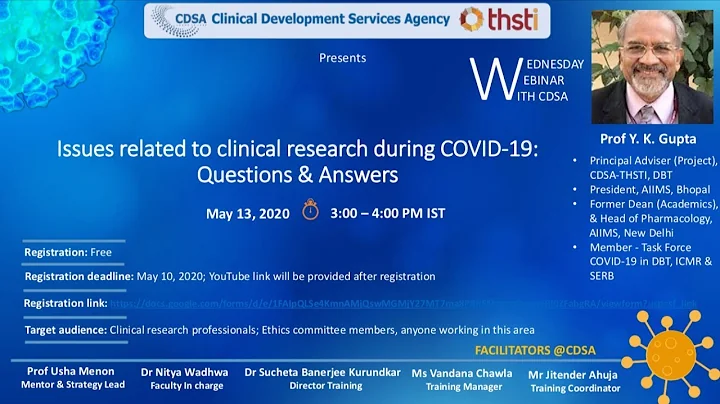 LIVE _ Issues related to clinical research during COVID-19: Questions & Answers - DayDayNews